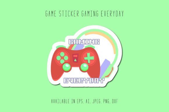 Gaming Sticker Graphics for Blog and Website Use