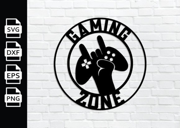 Gaming Zone Metal Sign Files: A Designer's Take on Graphics and Crafts