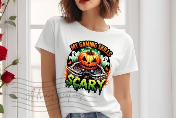 Halloween Gaming Sublimation Clipart Png for Graphics & Crafts
