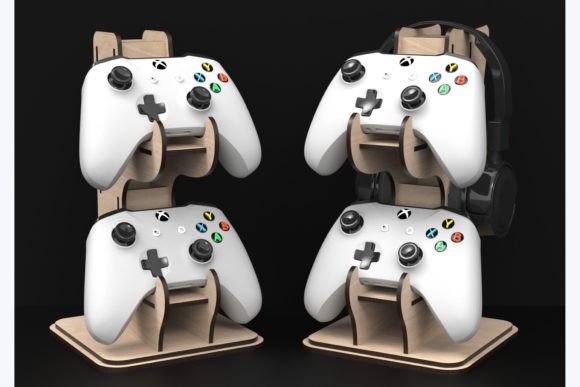 Laser Cut Game Controller Stand Svg File Review
