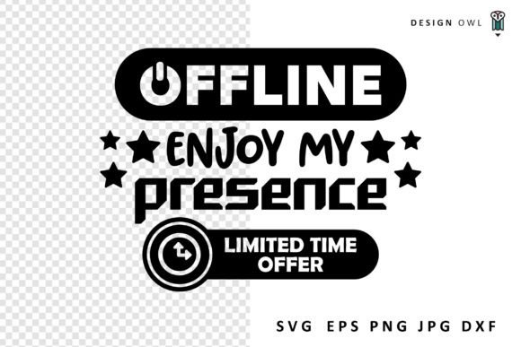 Offline - Funny Gaming SVG Review