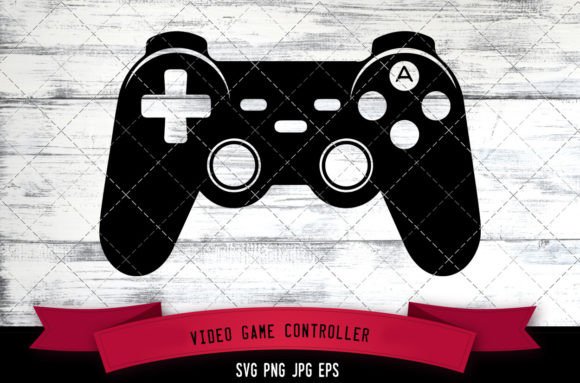 Video Game Controller SVG, Gaming SVG for Graphics & Crafts
